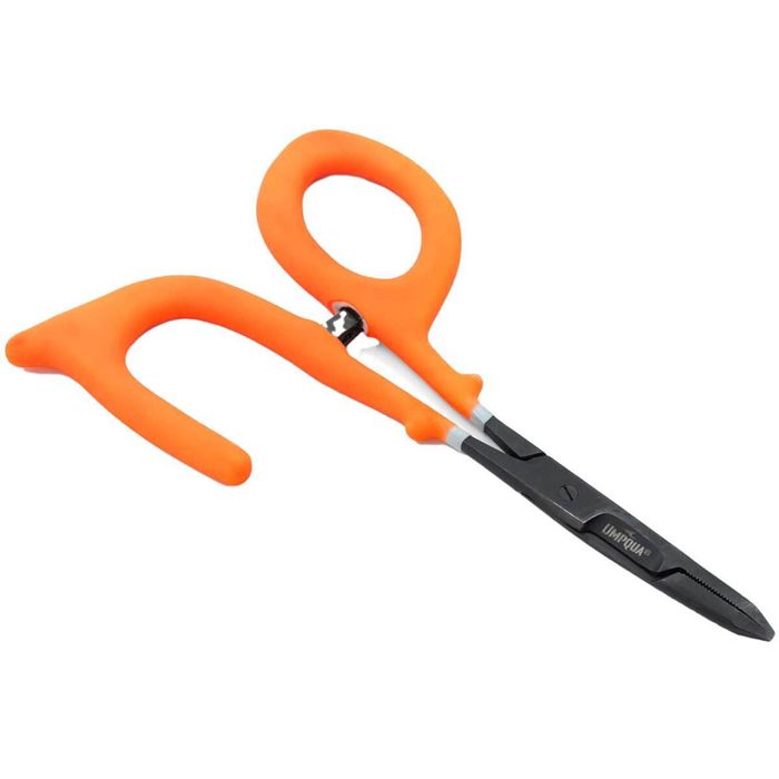 Аксессуар нахлыстовика Umpqua Rivergrip Scissor/Forceps Open Loop - Hot Orange, 6in