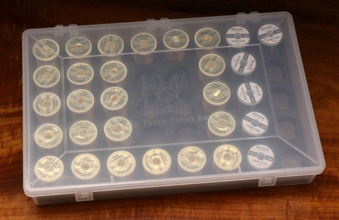 Мушки Fly Tyer's Thread/Spool Stash Box--Hareline