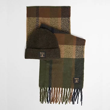 Головной убор Barbour Westerdale Beanie & Scarf Set