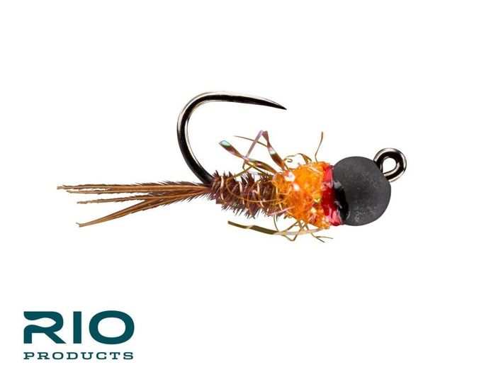 Материал для вязания мушек French Dip - Black Bead/Hot Orange - B2.3/#16