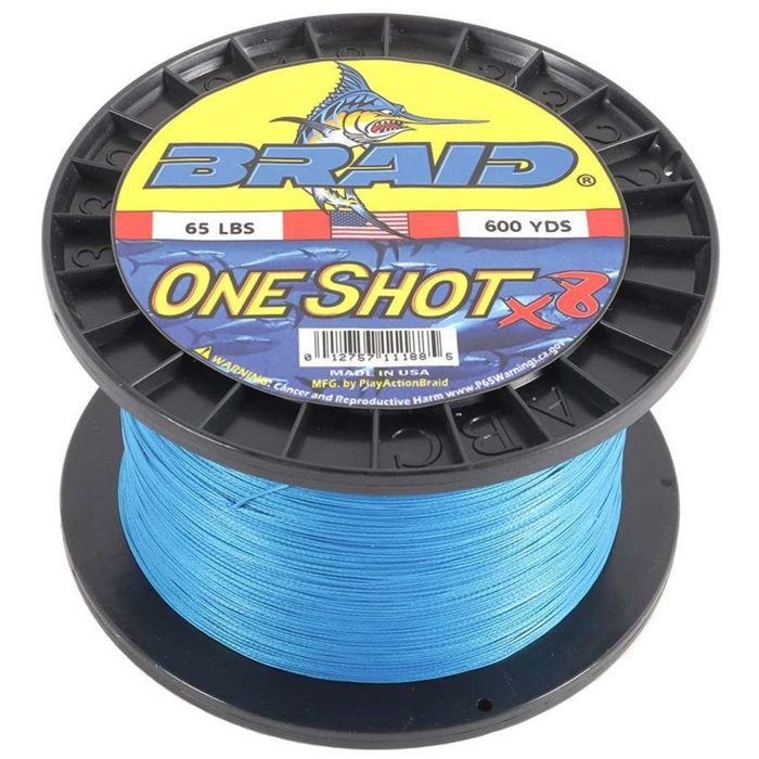 Плетёный шнур PlayAction Braid Products Playaction Braid One Shot Hollow Core Line (600 yd