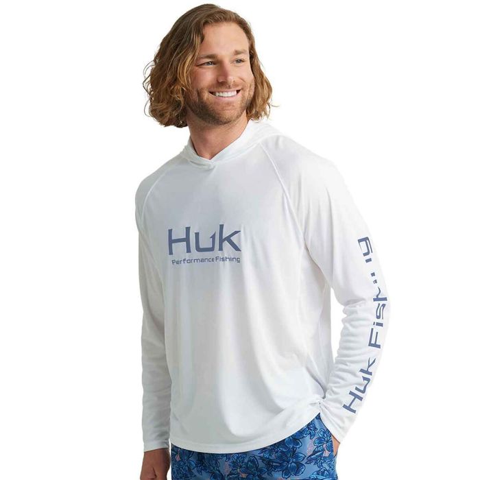 Рыболовная рубашка Huk Men's Pursuit Performance Hooded Long Sleeve Fishing Shirt