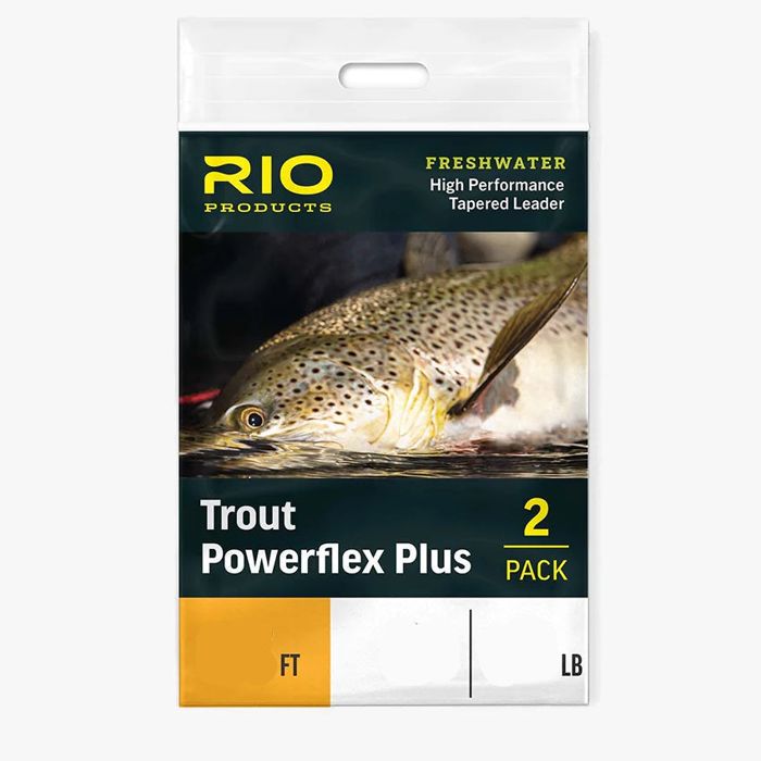 Поводковый материал Rio Powerflex Plus Leader 9'--2 Pack