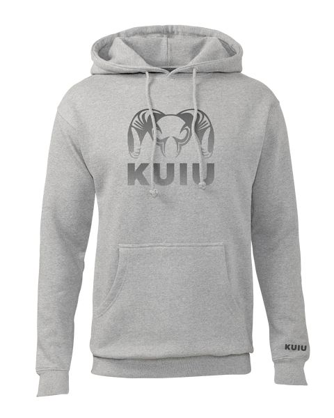 Рыболовная рубашка KUIU Ram Fade Hoodie | Heather Grey