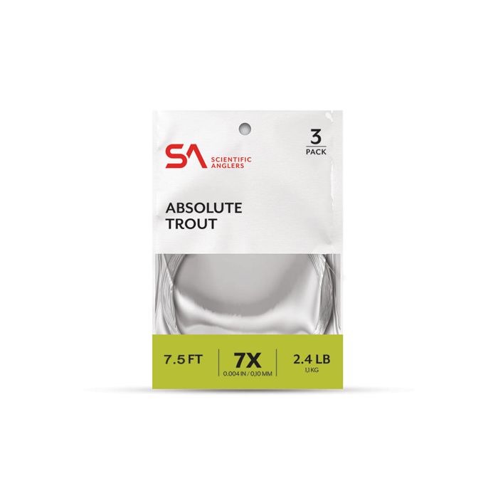 Поводковый материал J. Stockard Fly Fishing Absolute Trout Leader - 3 Pack