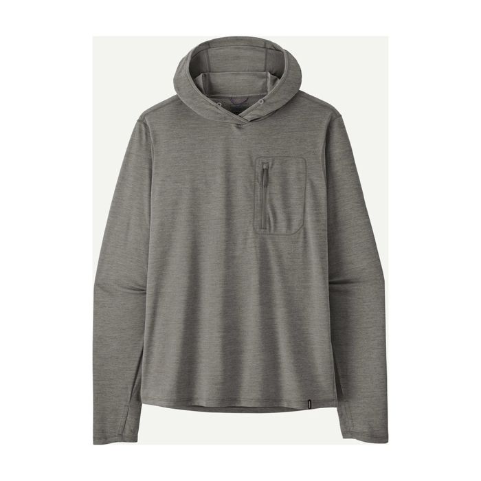 Рыболовная рубашка Patagonia - Men's Capilene Cool Sun Hoody - Forge Grey - Noble Grey X-D