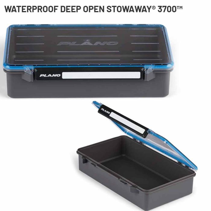 Коробка для снастей Plano Waterproof Stowaway 3700 Deep Open Utility Box