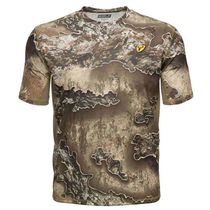 Рыболовная рубашка Blocker Outdoors Men's Real Tree Excape Agnatec Short Sleeve Hunting Sh