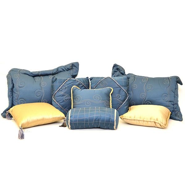 Подушки для лодки Chaparral Boats Chaparral Boat Pillows 224124 | 310 / 350 Blue Gold Fa