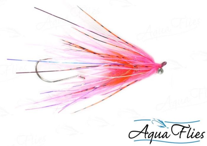 Мушки Aqua Flies Stu's Ostrich Mini Intruder - Pink Fly