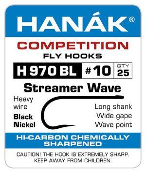 Крючки Hanak 970 BL streamer wave hook - 6