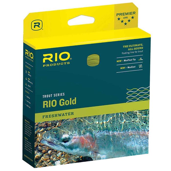 Нахлыстовый шнур RIO Products RIO Gold Floating Fly Line - WF6F, Moss/Gold, 90ft