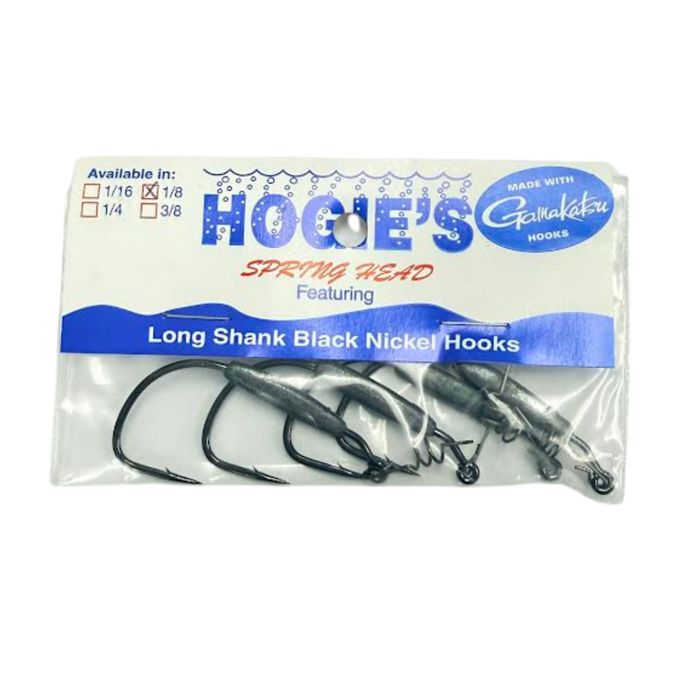 Крючок Hogie's Fishing Lures Hogie Swim Jig 4 Pack Black Nickel