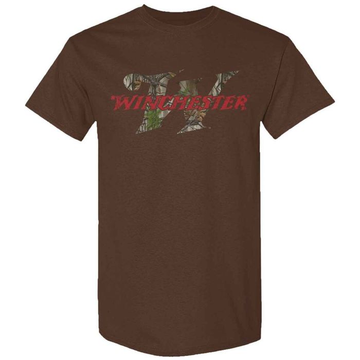 Рыболовная рубашка Winchester Men's Camo Fill Logo Short Sleeve Casual Shirt
