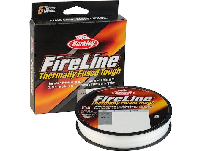 Плетёный шнур Berkley FireLine Braided Fishing Line 8lb 300yd Crystal