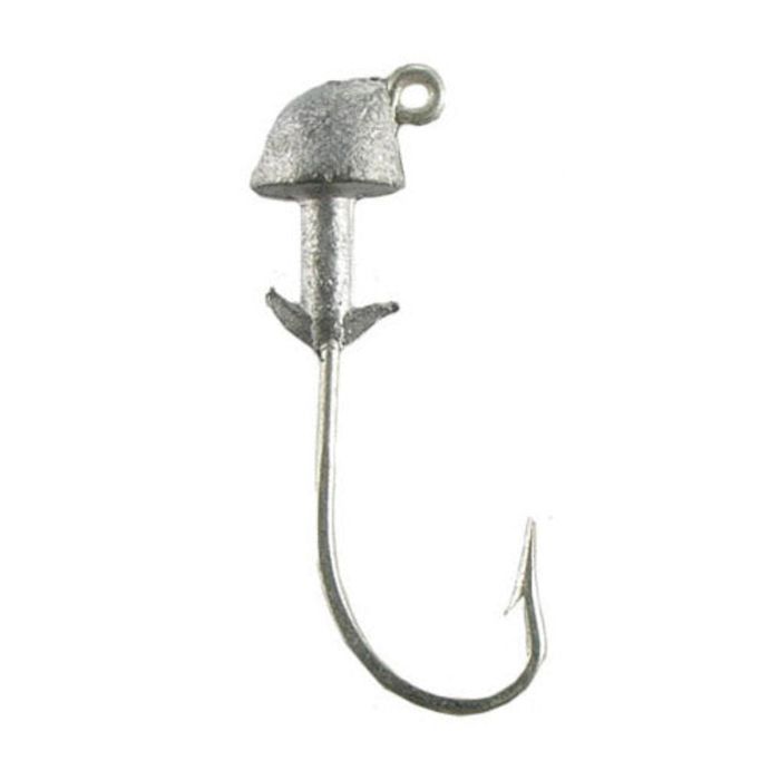 Джиг-головки Hogie's Fishing Lures Hogie Shad Head Jighead - Silver Eagle Claw Hooks