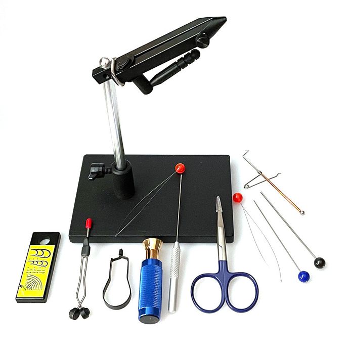 Инструмент для вязания мушек Hareline Dubbin Montana Pro II Fly Tying Vise Kit