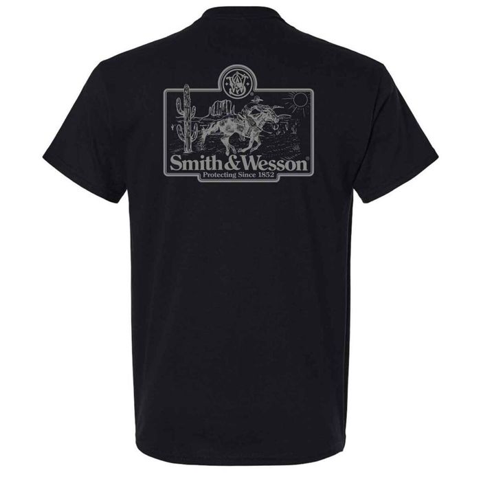 Рыболовная рубашка Smith & Wesson Men's Western Scene Short Sleeve Casual Shirt