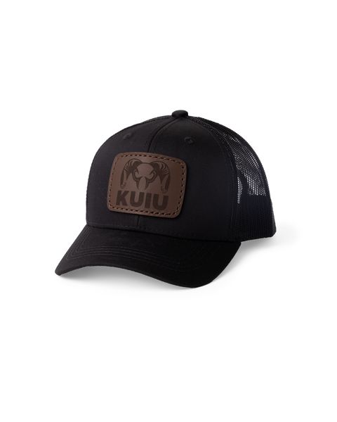 Головной убор KUIU Youth Leather Patch Mesh Back Hat | Black