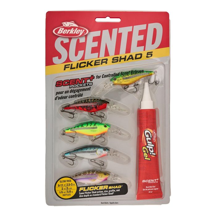 Аттрактант Berkley Scented Flicker Shad Tiger Pack