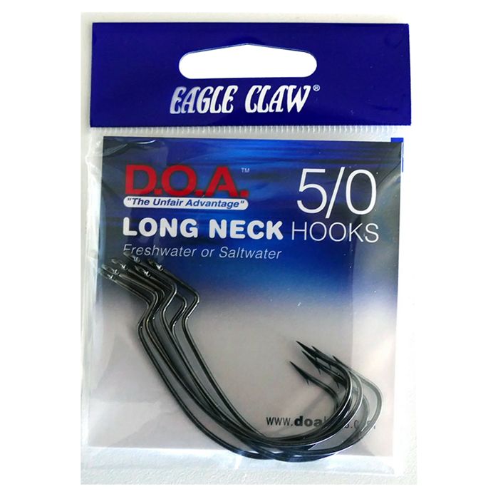 Крючки DOA Lures Long Neck Offset Worm Hook