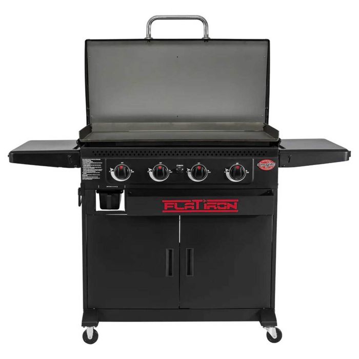 Гриль Char-Griller Flat Iron Premium Gas 4-Burner Griddle - Black