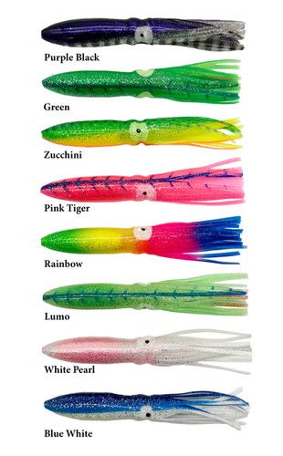 Силиконовая приманка 6" Bulb Squid - 10 pack