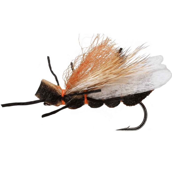 Нахлыстовая мушка RoundRocks Fluttering Salmonfly Fly - Brown, Size 4, 6 Pack
