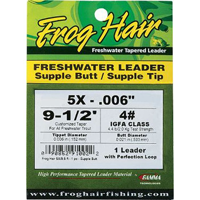 Поводковый материал J. Stockard Fly Fishing Freshwater Leader - Supple Butt