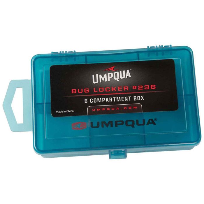 Коробка для мушек Umpqua Bug Locker Fixed 236 Standard Fly Box - Blue