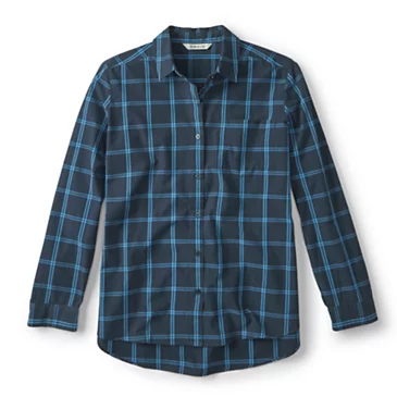 Рыболовная рубашка Orvis Women’s Heritage Poplin Plaid Long-Sleeve Shirt