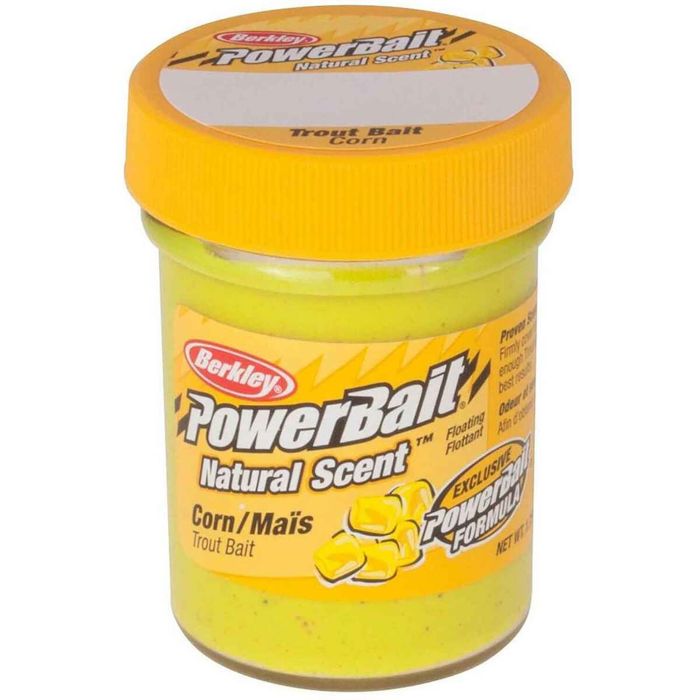 Насадочная паста Berkley Powerbait Power Natural Scent Trout Bait - Yellow, 1.8oz