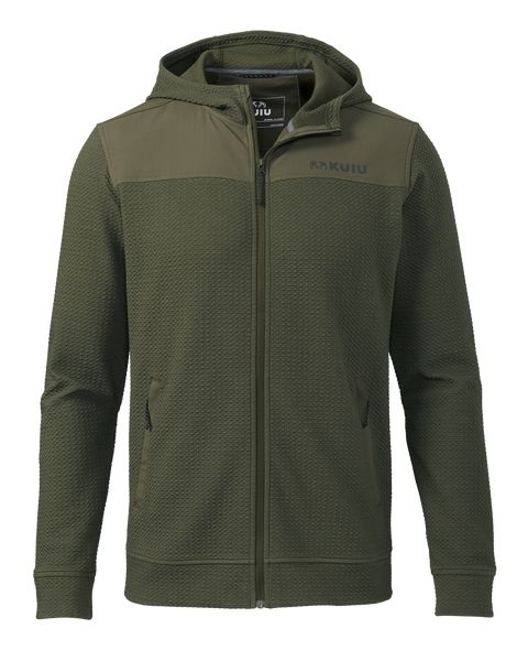 Рыболовная рубашка KUIU Solitude Knit Hoodie | Evergreen