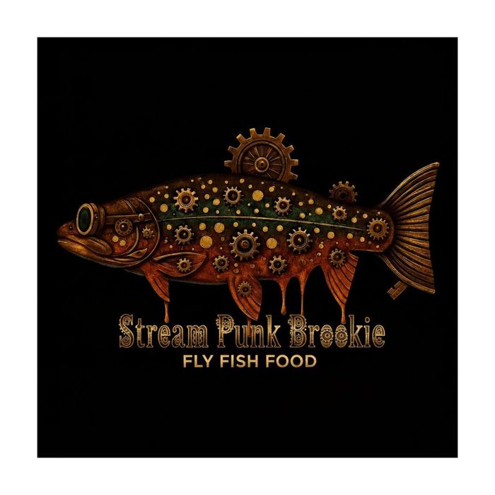Рыболовная рубашка Fly Fish Food Custom Fly Fish Food Brookie Stream Punk Tee