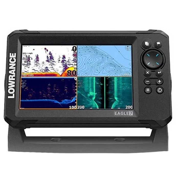 Эхолот Lowrance Eagle 7 TripleShot HD Transducer Fish Finder with C-MAP US Inland