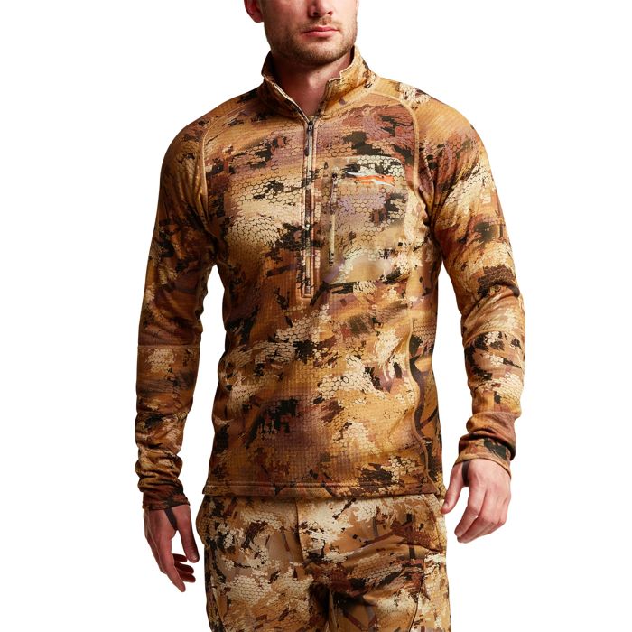Охотничий камуфляж POS - Sitka Gear Sitka Grinder Half Zip Optifade Waterfowl Marsh