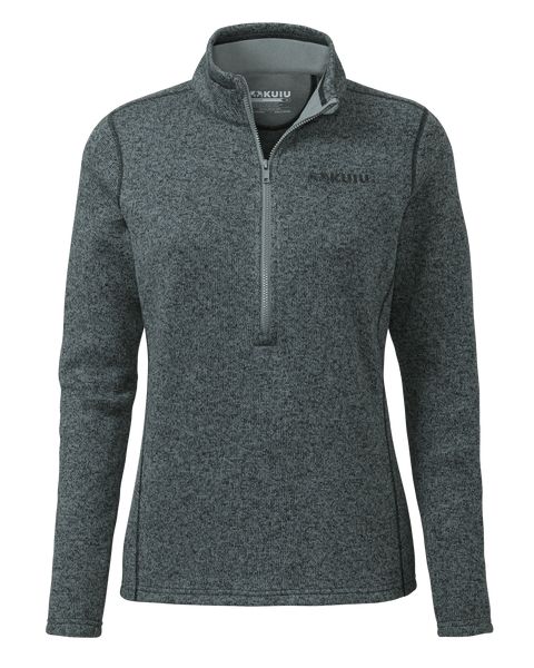 Рыболовная рубашка KUIU Women's Base Camp Pullover Sweater | Tempest Heather