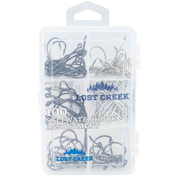 Крючки Lost Creek Saltwater Hook Assortment - 100 Pack