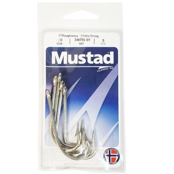 Крючки MUSTAD O'Shaughnessy Stainless Steel Hooks