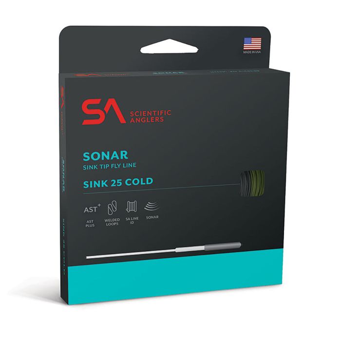 Нахлыстовый шнур Scientific Angler Sonar Sink 25 Cold Fly Line - WF-350F/S