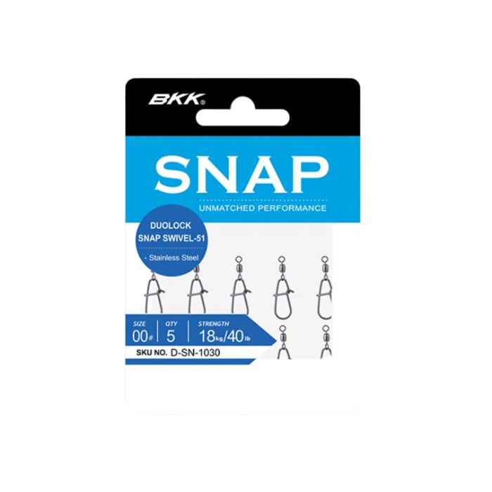 Вертлюги и застёжки BKK Duolock Snap Swivel - 51