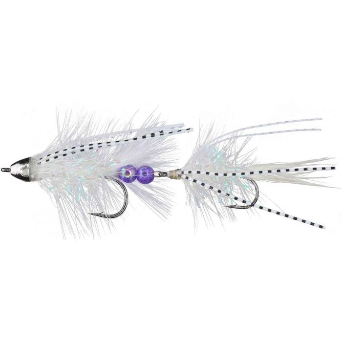 Мушки RoundRocks Big Ass Bugger Streamer - White, Size 2