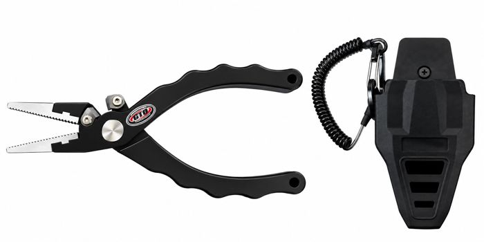 Плоскогубцы рыболова Evolution Tackle Aluminum Pliers with Sheath