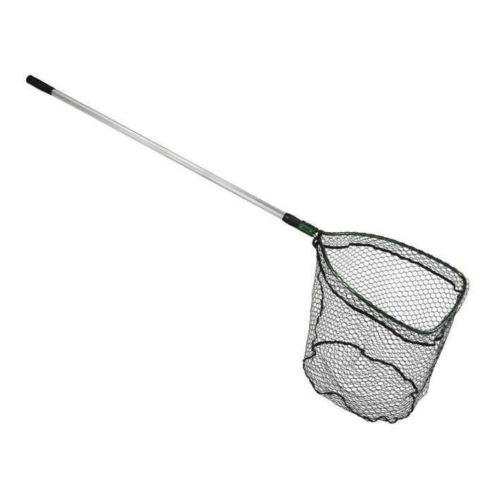 Подсачек Beckman Adjustable Handle/Coated Nylon Landing Net - Green/Silver, 18in W x 22in