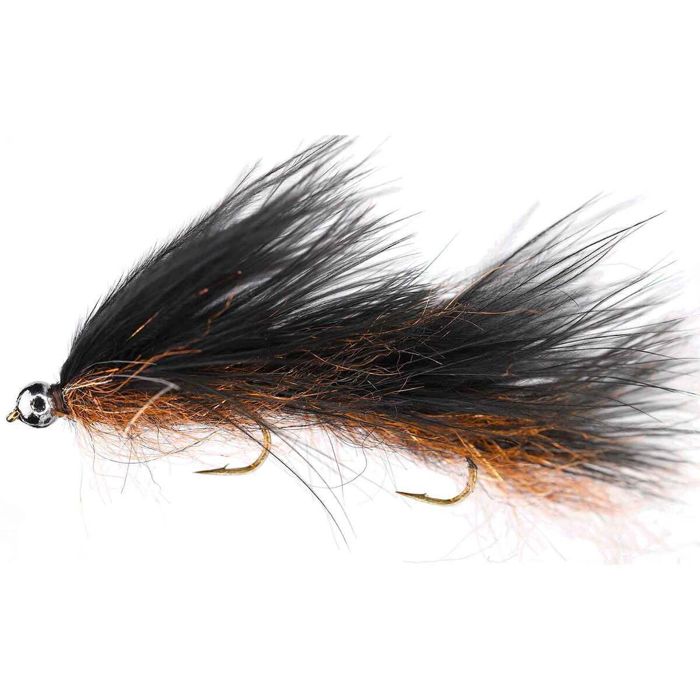 Мушки RoundRocks Kohn's Leech Streamer Fly - Halloween, Size 10