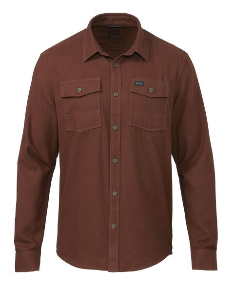 Рыболовная рубашка KUIU Field Flannel Shirt | Redwood