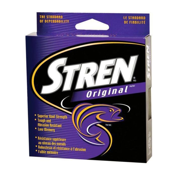 Монофильная леска Stren Original Monofilament Fishing Line - 12lb, Clear/Blue FL, 100yds