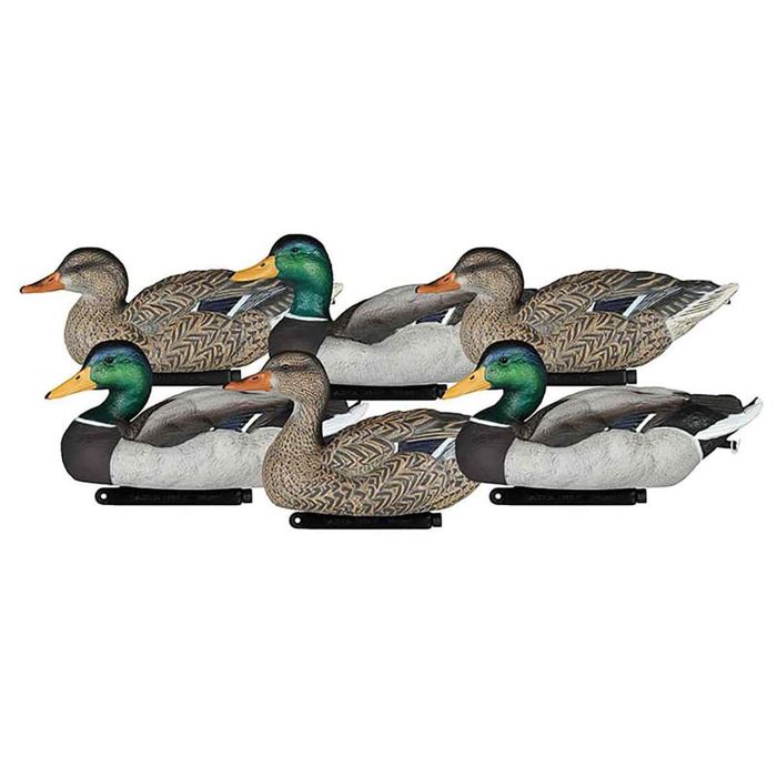 Чучело Dakota Decoy X-Treme Painted Head Packable Mallard Decoys - 6 Pack