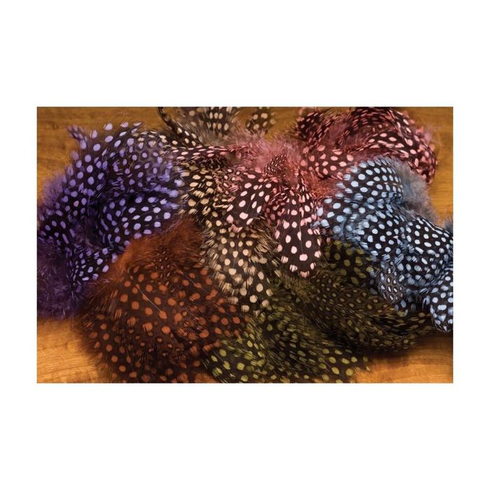 Материал для вязания мушек Hareline Strung Guinea Feathers