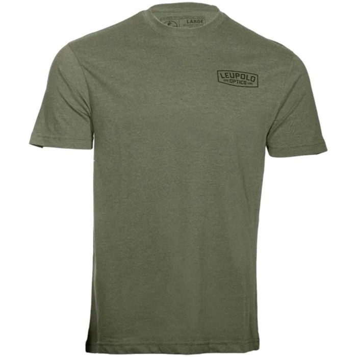 Рыболовная рубашка Leupold Men's Badge Short Sleeve Casual Shirt - Light Olive - M